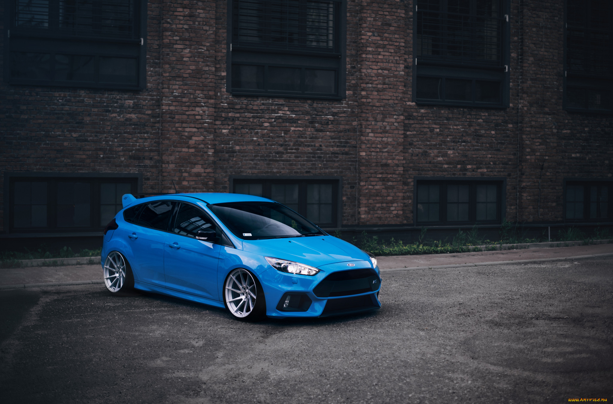 ford focus rs, , ford, focus, rs, blue, front, wheels, stance